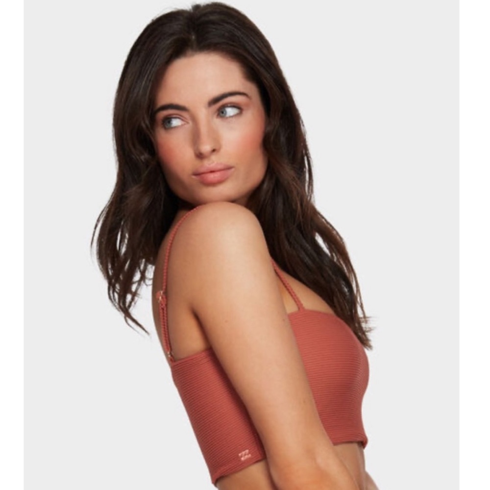 Billabong Rust Ribbed Bikini Set - Picture 10 of 10